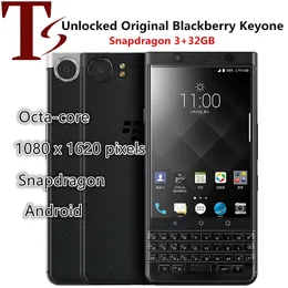 Renoverade Original Blackberry Keyone-telefoner 4,5 tum Octa Core 3GB RAM 32GB ROM 12MP kamera olåst 4G LTE Android Smart Phone