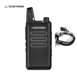 Walkie Talkie 12PCS Zastone X6 Портативное радио УХФ 400-470 МГц Двухсторонняя ветчина портативное приемопередатчик Telsiz Comunicador