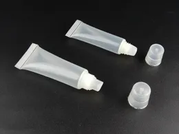 パッケージングボトル補充可能なソフトリップグロスチューブ8ml 10ml 15ml 5ml DIYメイクアッププラスチック空の空のスクイーズリップグロスチューブ