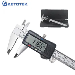 Högkvalitativ 0-150mm Mätverktyg Rostfritt stål Kaliper Digital Vernier Gauge Mikrometer Paquimetro Messschieber 210810