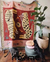 Casual filtar dekoration rosa panther fritid matta original singel tapestry soffa matta