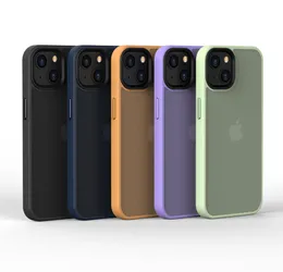 Premium Quality Frosted Matte Silky Skin Metal Key Phone Cases for iPhone 13 12 Pro Max Mini Anti-fingerprints