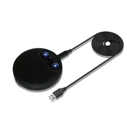 M3 USB-konferensmikrofon Professionell 192kHz / 24bit 360 ° Omnidirectional PC-datorkondensor MIC med mute-knapp