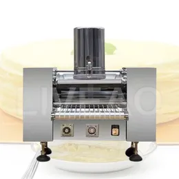 Multifunctional Automatic Cheese Layer Cake Making Machine Industry Durian Mille Crepe Maker