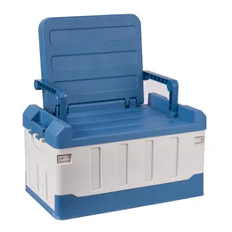 Auto Organizer RV Opslag Plastic Folding Box Chair Draagbare Camping 60L