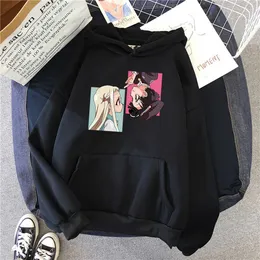 Jibaku shounen hanako kun harajuku prints hoody för män kreativitet utskrift sportkläder ficka fleece kläder lös varm pullover y0816