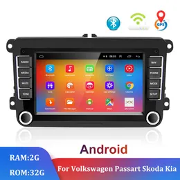 2din GPS Car Radio Android 8.1 Carlay Wi-Fi para VW / Volkswagen / Golfe / Passat / Seat / Skoda / Polo / Octavia Carro Multimedia Player