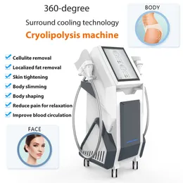 360 CRYOLIPOLISICHISY Cellulite Usuwanie Cryo Maszyna odchudzająca Urządzenie do redukcji tłuszczów