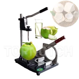 Automatic Tender Fresh Yong Coconut Shelling Machine Peeler Coconuts Drilling Maker