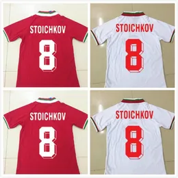 Retro 1994 Bułgaria Koszulki piłkarskie 94 Vintage Koszula piłkarska 8 Stoichkov 3 Ivanov 22 Andonov Men