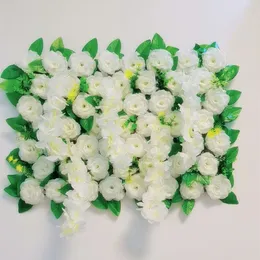 40x60cm Künstliche Seide Rose Blume Wand Hochzeit Dekoration Fotografie Kulissen Baby Dusche Hintergrund DIY Liefert