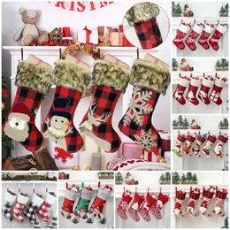 11 серии 40 стиль рождественские чулки рождественские украшения носки большие рождественские конфеты подарок сумка рождественские кулон камин декор морской путь T9i001521