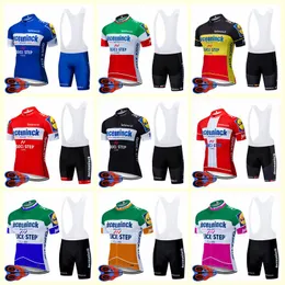 2021 Equipe de passo rápido Ciclismo de mangas curtas Jersey Shorts Summer Respirável Ropa Roupa Ropa Ciclismo U20042008