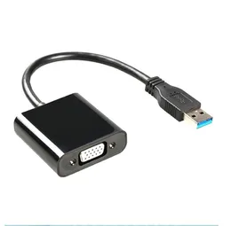 C Tipi Kadın VGA Adaptörü Kablosu USB 3.1 USB3.0 Dizüstü Tovga Converter Için