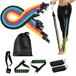 Fitness Elastic Pull Up Resistance Bands Workout Set Exercise Yoga Rubber Pulling Loop Door Rope Gym Strength Training Equipment H1026