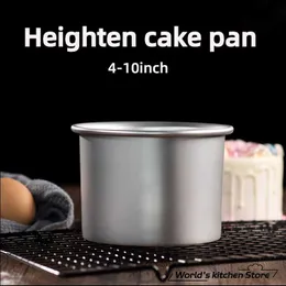 Heig Htened Szyfonowe Ciasto Mold pogłębiony anody na żywo Mold Home Piekarnik Narzędzie do pieczenia Cylindryczne Ciasto Pieczenia Taca Piekarnia Narzędzia 210702