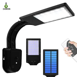 Newest Solar Lights 30 LEDs with 4 Working Modes Garden Lamp Powered IP65 Waterproof Lampare PIR Motion Sensor Wall Light