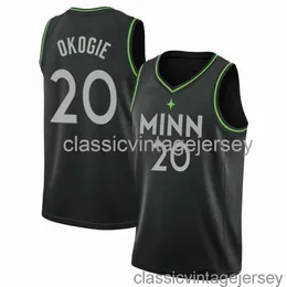 Josh Okogie #20 75-årsjubileum Swingman Jersey Stitched Herr Women Youth XS-6XL baskettröjor