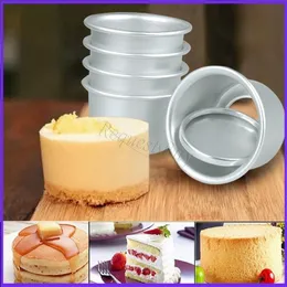 5PCS Cake Mold Removable Non-stick Round DIY Cake muffin Baking Mold Mould Tool Set Cake Decorating Tool 210225