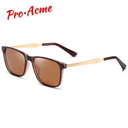 Sunglasses Pro 2022 Brand Design Men Polarized Vintage Square Sun Glases Driving Travel Ieewear Zonneblil Heren PC1331