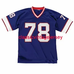 Bruce Smith #78 Customed Custom qualsiasi nome Nome Numping Jersey
