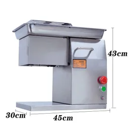 220V Electric commercial meat slicer Stainless steel slicer Wire cutter Fully automatic Meat grinder Sliced meat dicing machine 400kg/hour