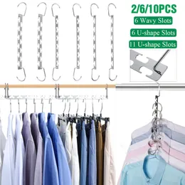 Hangers & Racks 2/4PCS Multi-functional Clothes Hanger Skirt Shirt Coat Drying Hang Rack Wardrobe Storage Organizer Space-saving Cabide