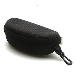 Sunglasses and Eyeglasses Case-Durable, Hard EVA Zippered Glasses Holder with Back Pack Clip for Men & Women or Children