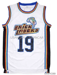 Aaliyah dos homens baratos 19 Bricklayers MTV Rock n Jock Basketball Jersey S-xxl