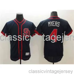 Embroidery Wil Myers american baseball famous jersey Stitched Men Women Youth baseball Jersey Size XS-6XL