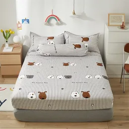 Upzo-Animal Series Polyester-Spannbettlaken, verstellbare Laken, King-Size-Bett, Paarbezug mit Gummizug, 180 200, ohne Kissenbezug, 220217