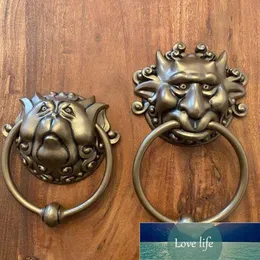 Drzwi Kołatka Lew Head Drzwi Uchwyt Lock Resin Wisiorek Vintage Rzeźba Żywica Front Drzwi Pierścień Wiszący Art Decoration Cena Fabryczna Ekspert Projekt Quality Najnowsze