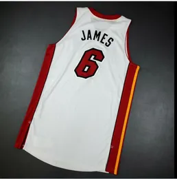 Sällsynt basket Jersey Men Youth Women Vintage LeBron 2010 2011 James High School Size S-5XL Custom Any Name or Number