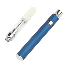 Vertex Law Lo VV Laddare Kit 350mAh CO2 Olja Förvärm Batteri E Cigaretter Vape Pen med 510 Atomizers Th205 Patroner