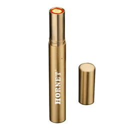 Partihandel Blåsning Induktion Brass Uppladdningsbar USB Lighter Flameless Vindtät Lighters Creative Metal Electric Cigarette Lighter för Smokin