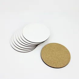 Sublimation 9CM MDF Round coaster for Kitchen, Dining & Bar thermal transfer blank wood board blank density boardS Single-sided printing Business style