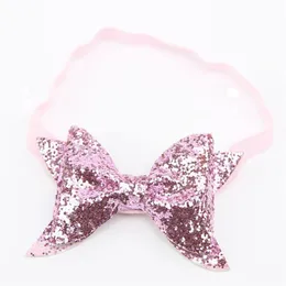 2022 New Children's Headband Shinning Gold Bow Tie Headband Kids Girl Baby Hair Band High Quality Hair Accessories Halloween Christmas