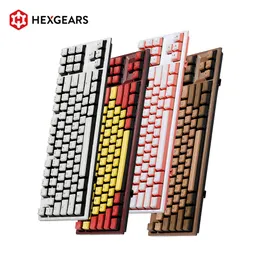 Hexgears X3 Ny uppgradering Mekanisk 87 Key PBT Keycaps Kailh Box Switch Gaming Keyboard USB Wired / 2.4GHz Wireless PC