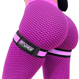 BFR Occlusion Bands for Women Glutes Hip Fitness Blood Flow Restriction Booty Resistance Bands Gymband för rumpa Squat lår 211231