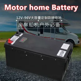 24V 100AH ​​150AH 200AH литий-ионный аккумулятор для Campervans Golf Trolley Golf Cart RV Солнечное энергетическое хранение Motorhome + зарядное устройство