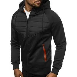 Мужские куртки 2022 мужские пальто Slim Fit Вершинные одежды Мужчины дизайнерская куртка осень зимняя молния с капюшоном с капюшоном лоскутная одежда