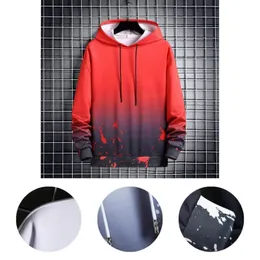 Men's Sweaters Drawstring Cozy Long Sleeve Loose Hoodie Pullover Polyester Hoodies Exquisite For Daily