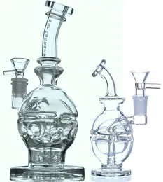 Wasserpfeifen Faberge Egg Bong mit Duschkopf Perc Glasbongs Wasserpfeifen