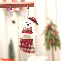 H056 Wesołych Świąt Bożego Narodzenia Pończochy Pościel Santa Snowman Elk Xmas Wiszące skarpetki na kominek Drzewo ornament Rodzinny wystrój