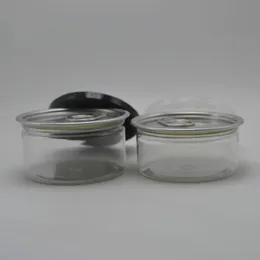 Reusável Clear Can Food Grade Flower Packaging Case Seco Erva Flower Easy-Open End Lift Ring Tab Tabela Plástico Vazias Vazias RH10267