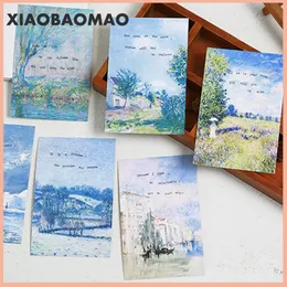 Bookmark 30sheets/lot Van Gogh Oil Painting Postcard Vintage Paintings Postcards/Greeting Card/wish Card/Fashion Gift