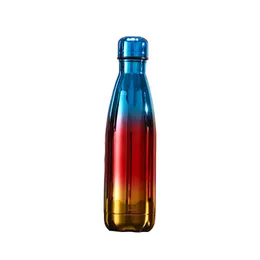 Kubki 500ml Cola Shape Thermos Reusable Tumblery Ze Stali Nierdzewnej Kubki Próżniowe Izolowane Podwójne Butelki Wody Thermal Sublimation ZL0387