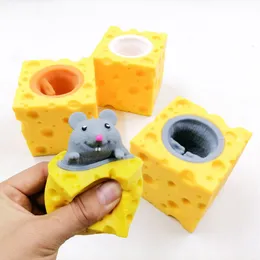 Śmieszne Mysz Sero Block Squeeze Anti-Stres Zabawka Squiszowni Stresowy Osumowanie Fidget Zabawki Dla Dzieci Dorosłych