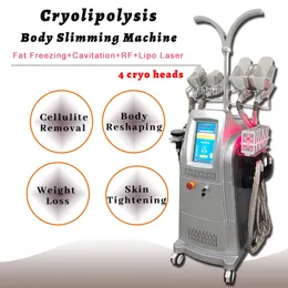 지방 냉동 바디 성형 기계 Cryolipolysis 냉각 치료 진공 지방 흡입 체중 감량 장비 40K 캐비테이션 비 침습적 치료