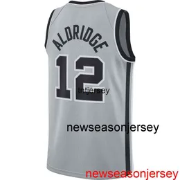 Billiga anpassade Lamarcus Aldridge #12 Swingman Jersey Sömda herrkvinnor Youth XS-6XL baskettröjor